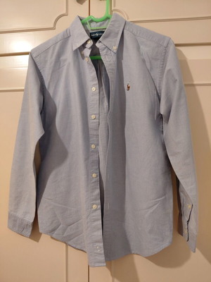 Ralph Lauren shirt like new, blue, teen boys 14-16