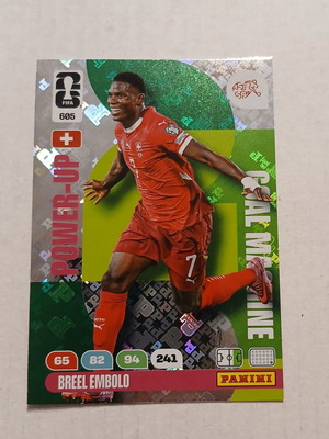Panini FIFA 365 World Cup 2026 Power-Up Goal Machine Breel Embolo #605 αυτοκόλλητο