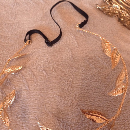 Set of metal hairband with elastic and clip new