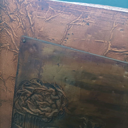 Chalcography painting used with depicted subject
