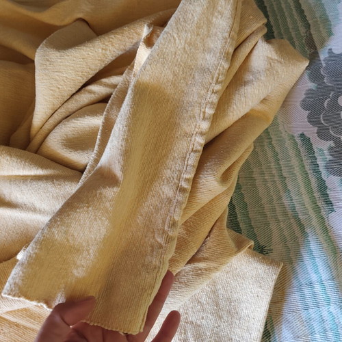 Cotton sofa throw used, 2.20 x 1.90 m