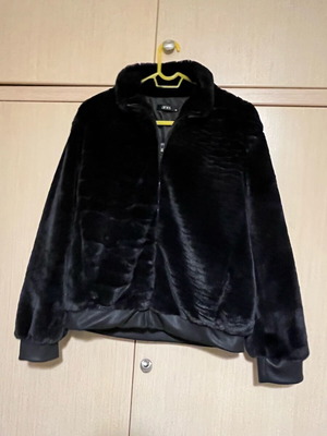 Anel fur jacket black like new