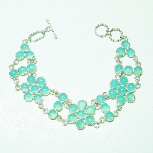 Fashion silver 925 bracelet with minerals new
