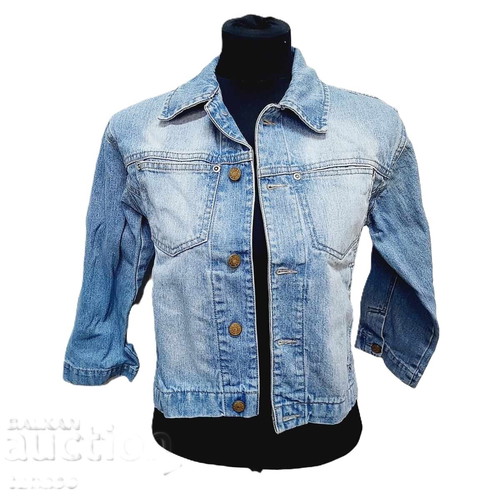 A-Style women's denim jacket used, blue, size M