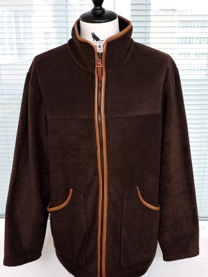 Shooterking men's fleece hunting jacket size XL/XXL like new, brown