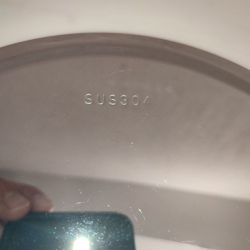 Κεφαλή ντουζιέρας 25cm από ανοξείδωτο χάλυβα sus 304 μεταχειρισμένη