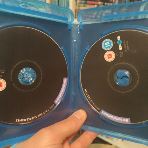 The Social Network Blu-Ray like new, English subtitles, drama