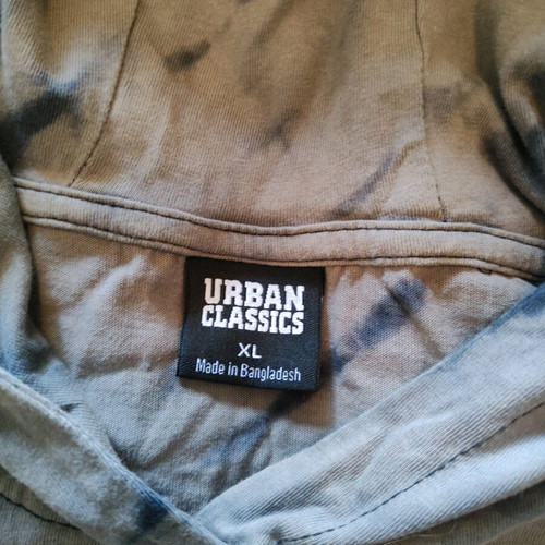 Tie dye dress like new, Urban Classics, XL, black gray