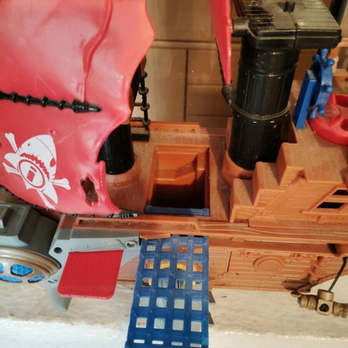 Pirate shark ship Fisher Price used