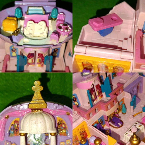 Polly Pocket Disney Jasmine's Royal Palace Aladdin play set used