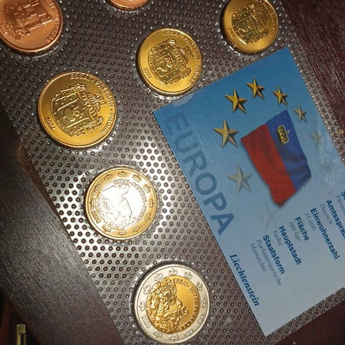 Probe Euro set Liechtenstein 2004 like new