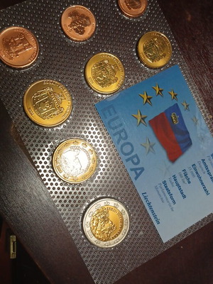 Probe Euro set Liechtenstein 2004 like new