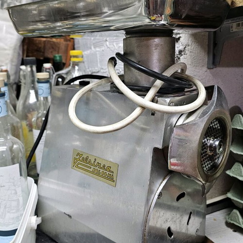 La felsinea meat grinder used, professional, two-phase motor