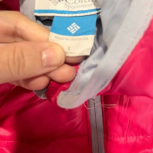Columbia jacket kids 14-16, like new, pink