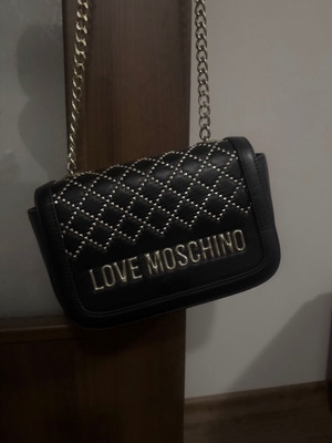 Moschino women's crossbody bag, black