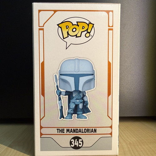 Funko Pop Star Wars The Mandalorian Holo Glow In The Dark 345 Mint