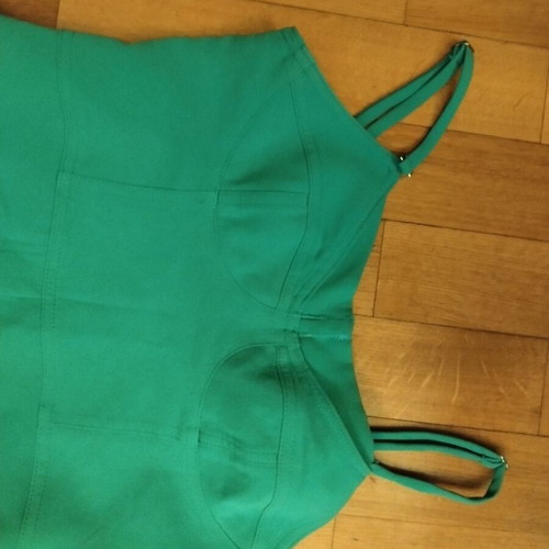 Mango jumpsuit small size, green