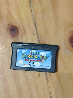 Super Mario World Super Mario Advance 2 cartridge used