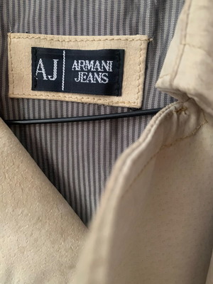 Armani jacket like new, genuine leather, size S