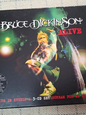 Bruce Dickinson Alive 3-CD Set μεταχειρισμένο, 2 από 3 CD λειτουργικά