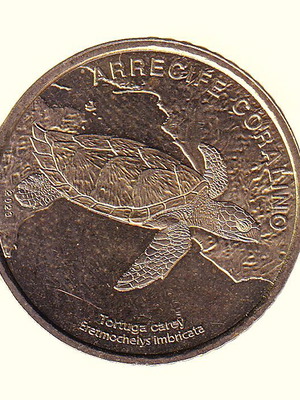Costa Rica 50 Colones 2023 UNC SC8 coin new