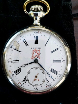 Zenith джобен часовник колекционерски 1915