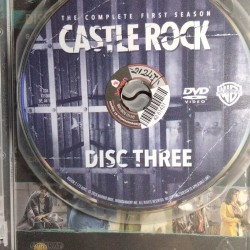 Castle Rock first season DVD used with Greek subtitles