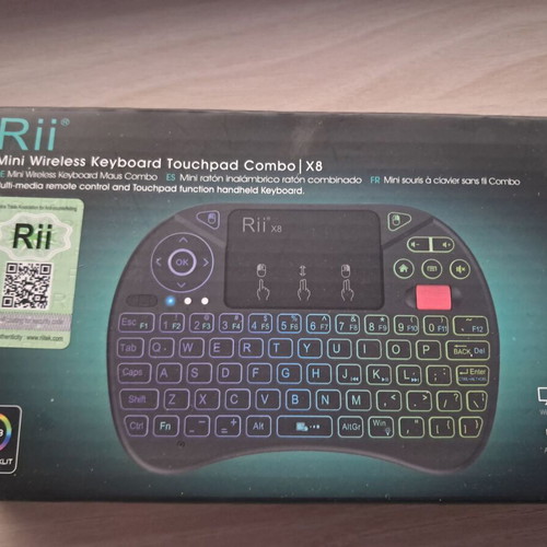 RiiTEK Mini X8 Wireless Keyboard with Touchpad new