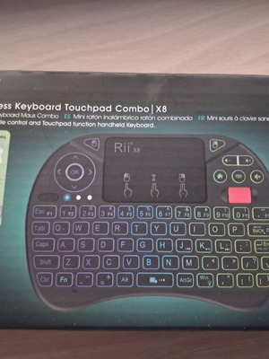 Πληκτρολόγιο RiiTEK Mini X8 ασύρματο με touchpad καινούργιο