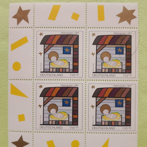 German stamps 1997 with Bonn first day cover