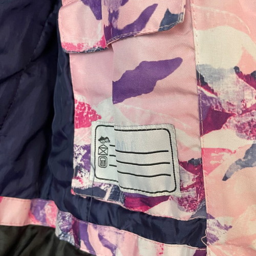 Civil waterproof jacket for girl 7-9 years used, colorful