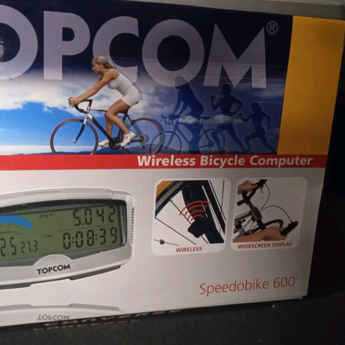 Topcom wireless bicycle computer Speedobike 600 new