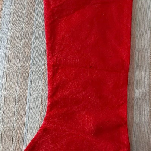 Christmas stocking large used, approximately 80 cm