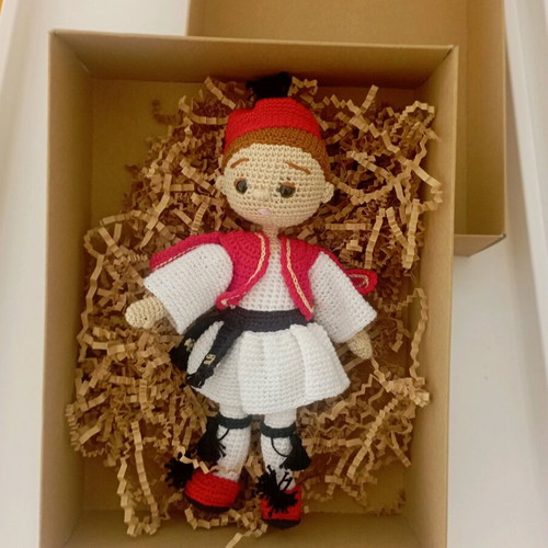 Handmade Tsoliadaki doll new