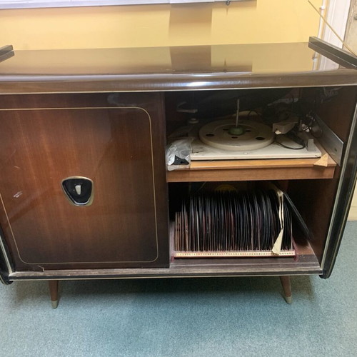 Record Player Bar Cabinet 1960s used