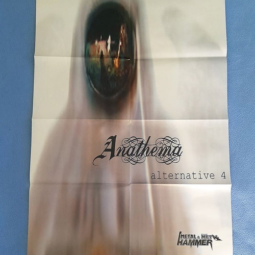 Firewind & Anathema poster used double-sided