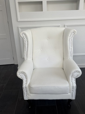 Leather armchair