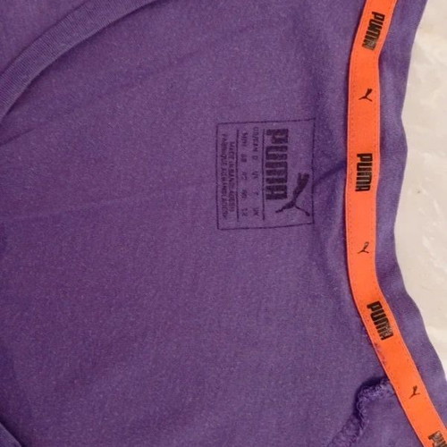 Puma women's sports T-shirt purple size L like new
