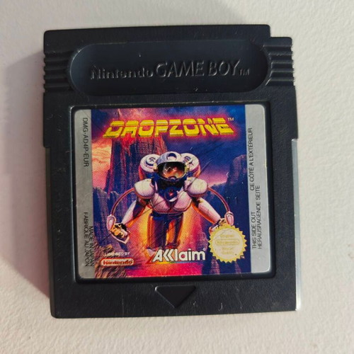 Gameboy Dropzone game used, works perfectly
