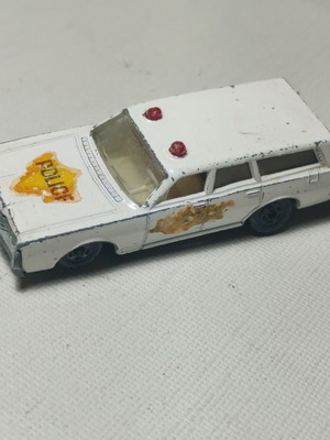 Matchbox Mercury Commuter Police Car used, 1972-1974