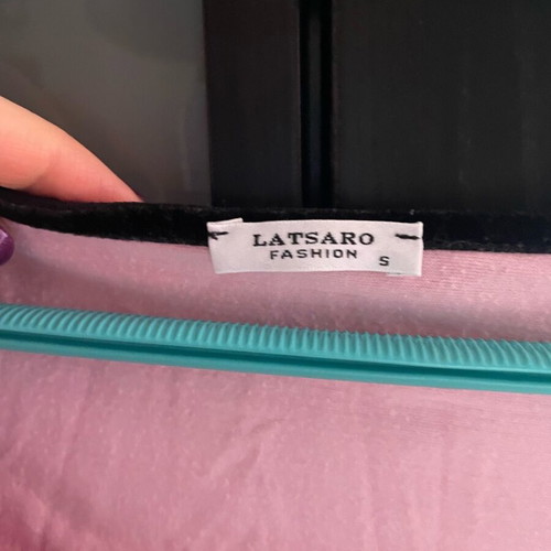 Blouse size S used, black and pink