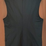Vintage Gothic Military Black Vest Jacket like new, size S-M
