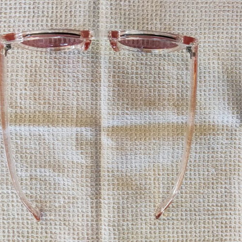 Solo-Solis NDL5549 sunglasses new, pink transparent frame