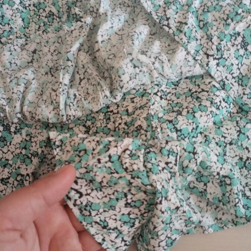Skirt and shorts set like new, size M, white and green