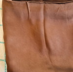 Brown satin fabric