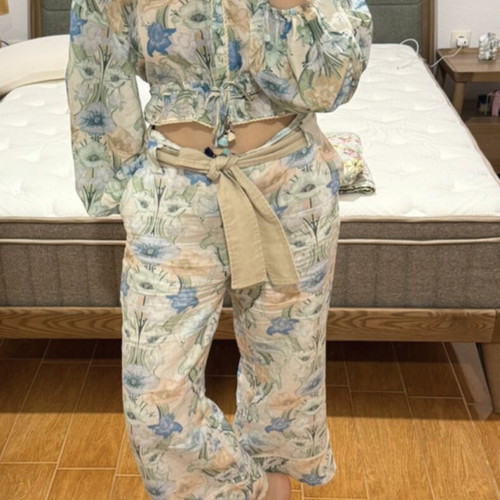 Zini boutique set like new, blue, size L