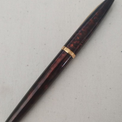 Waterman Carene Ballpoint like new, Marine Amber Lacquer with gold trim, collectible
