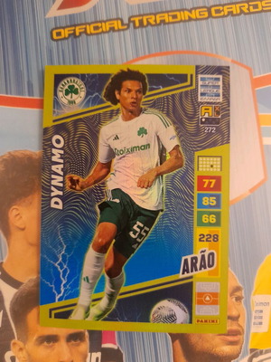 Superleague Panini κάρτα Dynamo PAO καινούργια