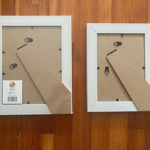 Set of two new photo frames