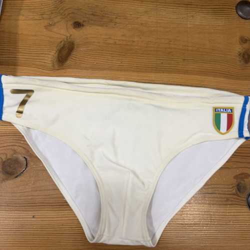 Rrd men's swim brief beige size L new with damaged elastic